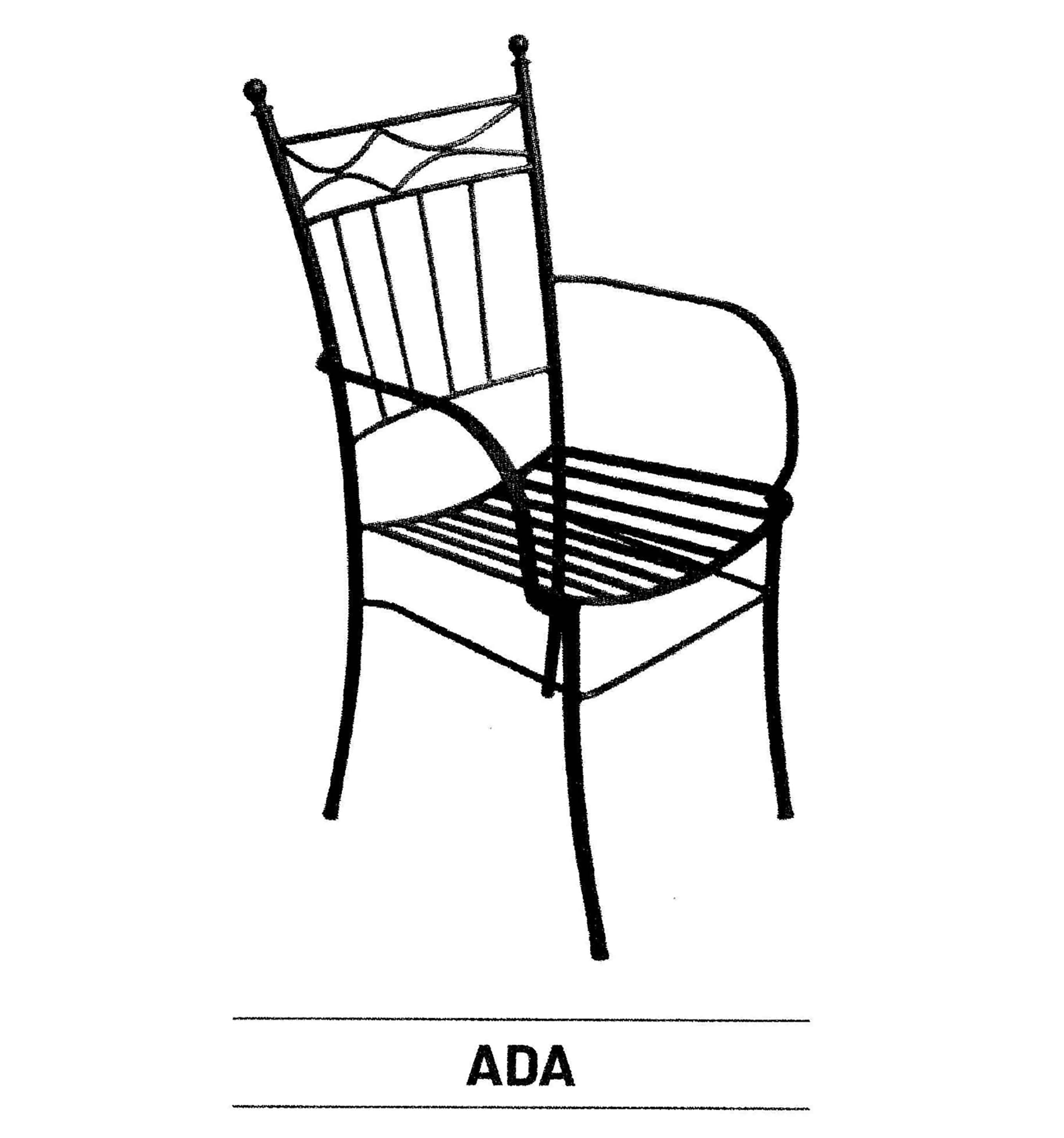 Ada Iron Chair