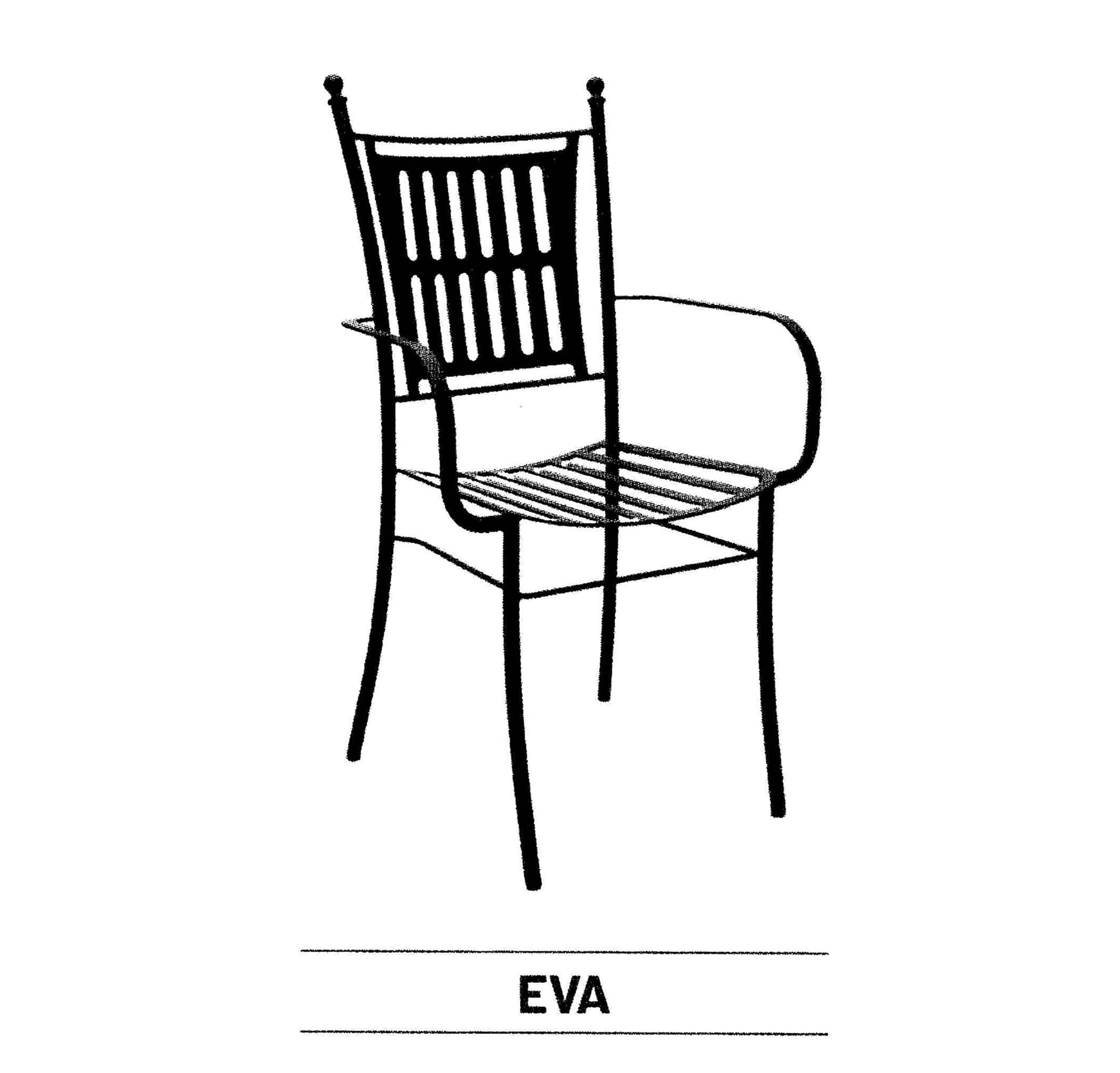Eva Iron Chair