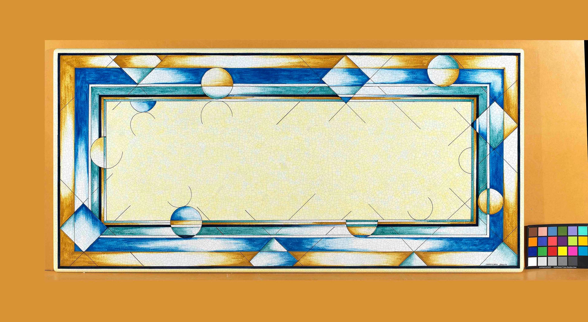 Francforte Rectangular Lava Stone Ceramic Table Top