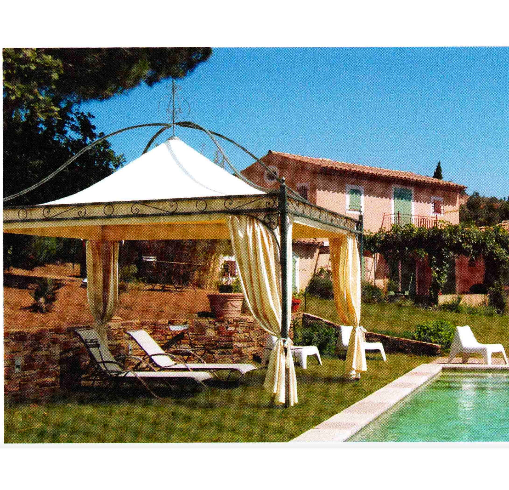 Italian Luxury Outdoor Pool Gazebo - Giovia