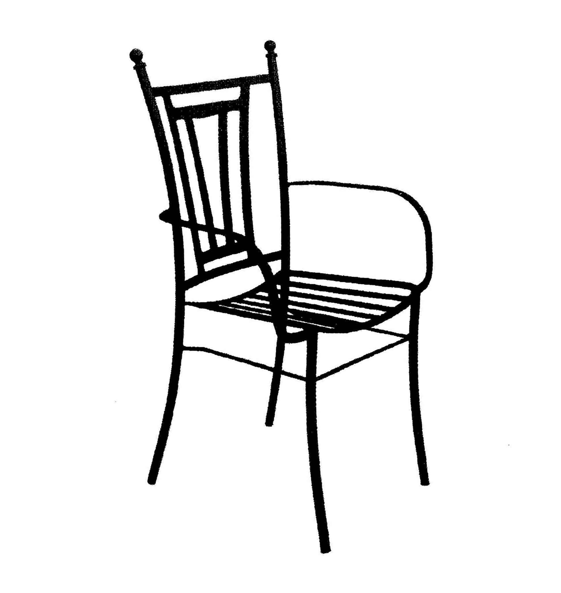 Isabel Iron Chair Model