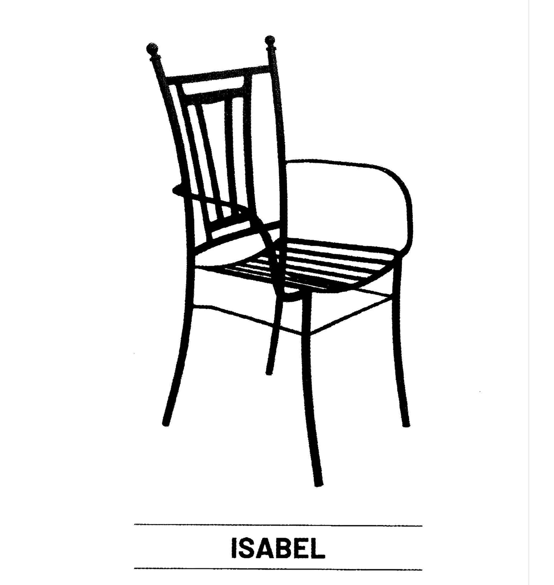Isabel Iron Chair