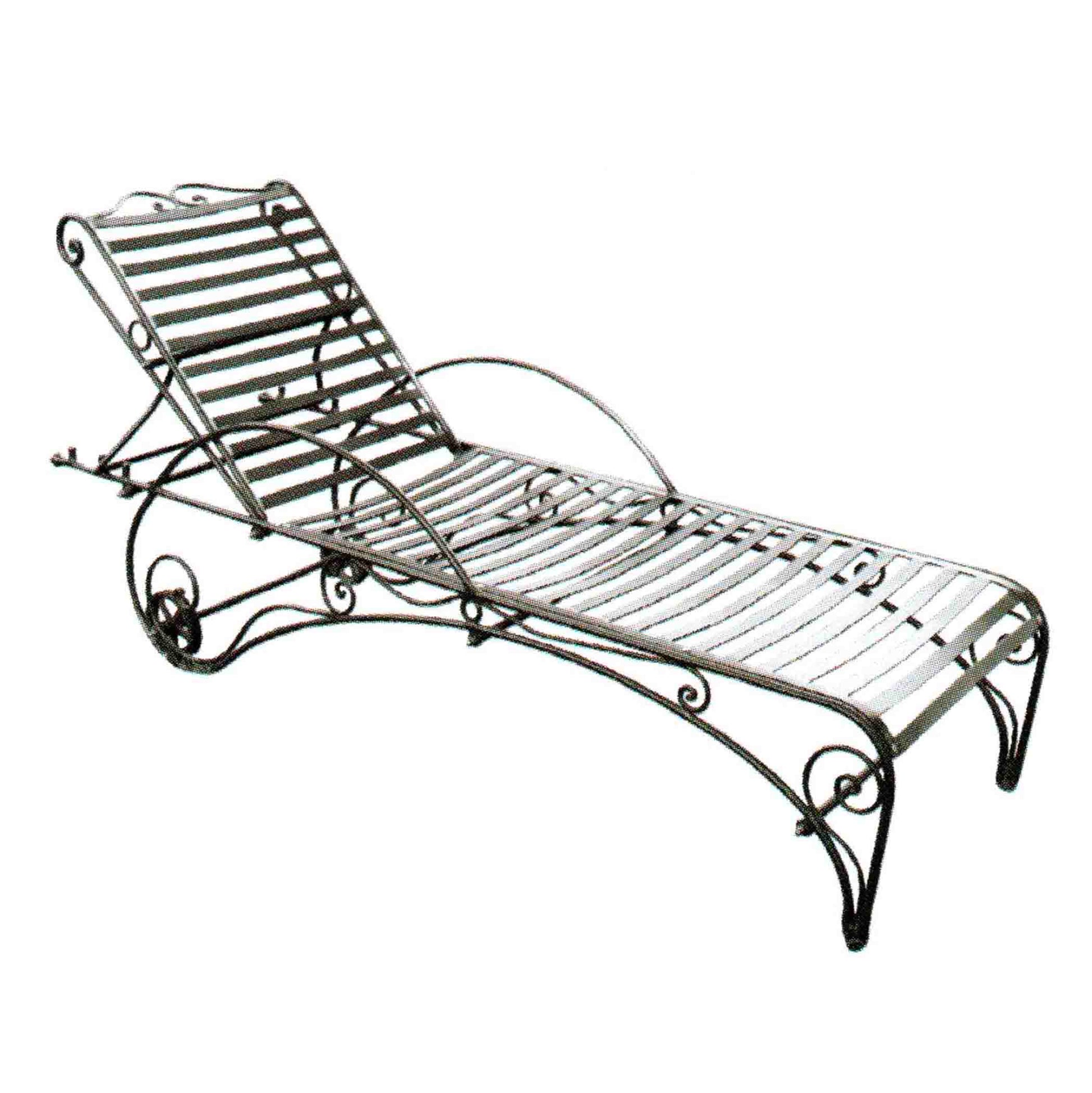 Metal Lounger - Italian Luxury Outdoor Sunbed