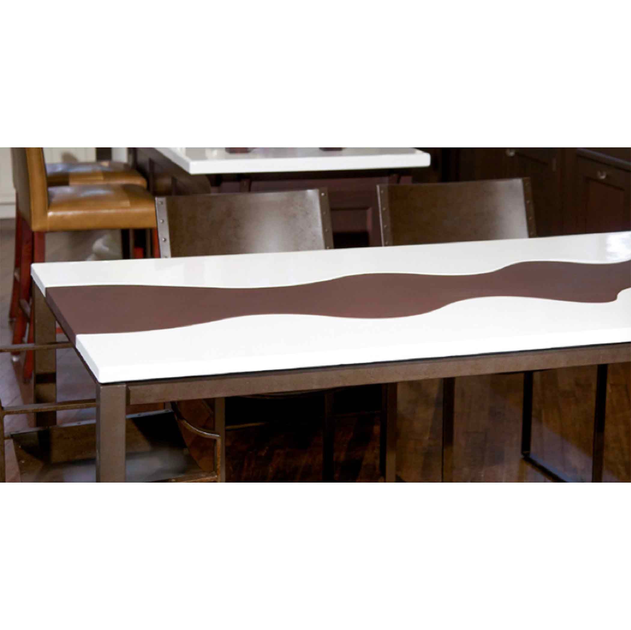 Rectangular Lava Stone Tabletop - Manhattan Details view