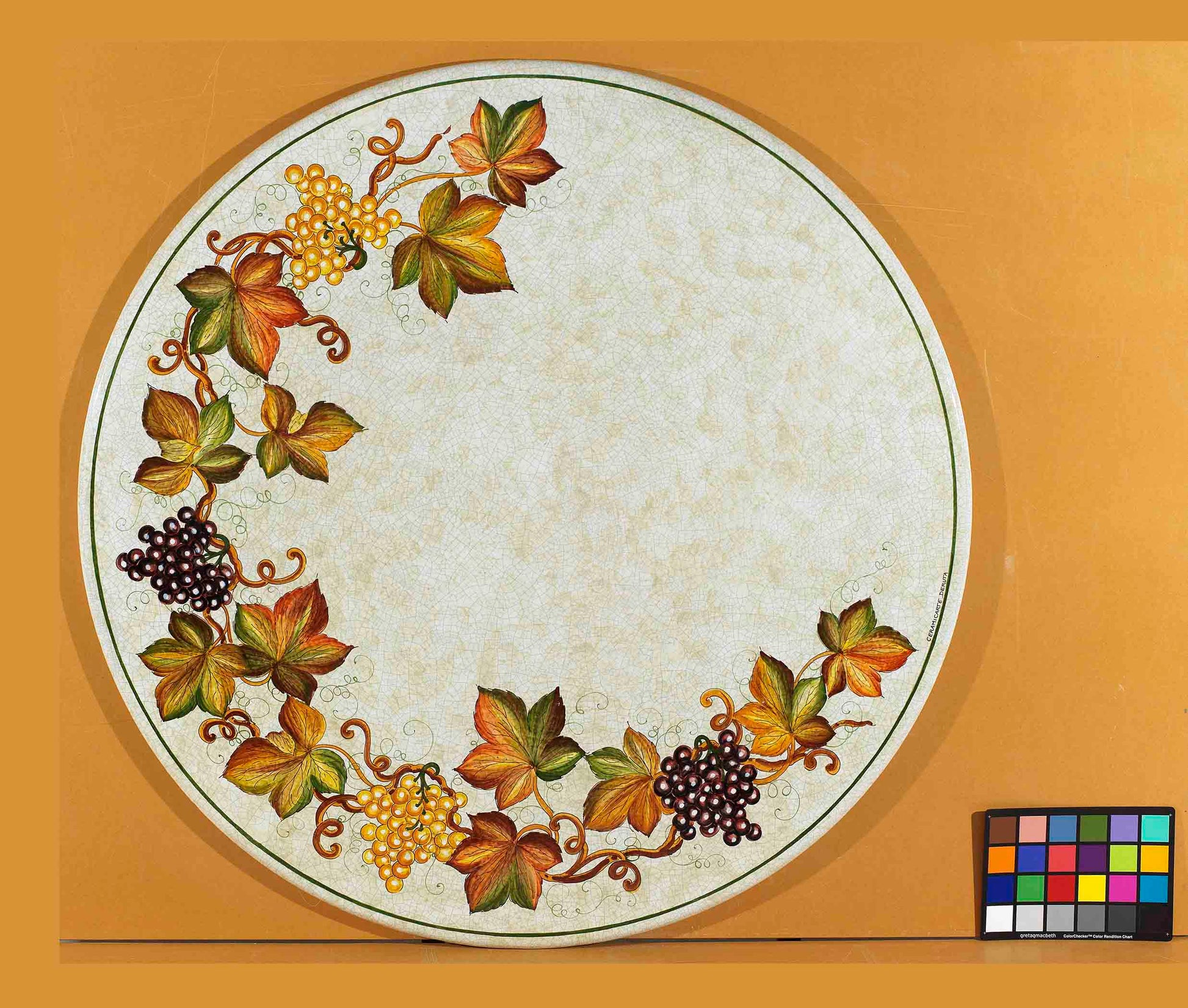Montefalco Round Lava Stone Ceramic Table top