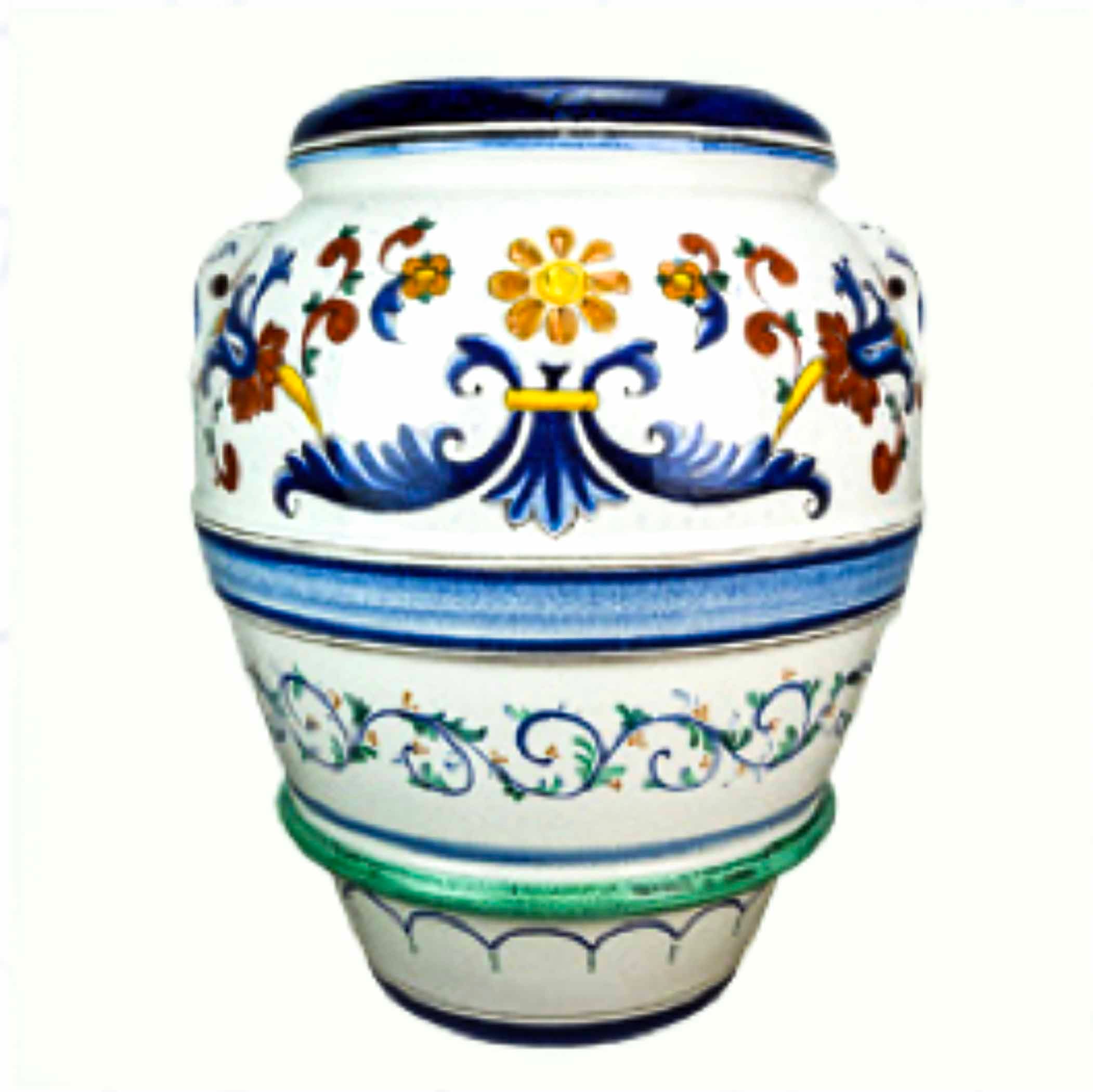 Handmade Italian Ceramic Pot - Royal Design