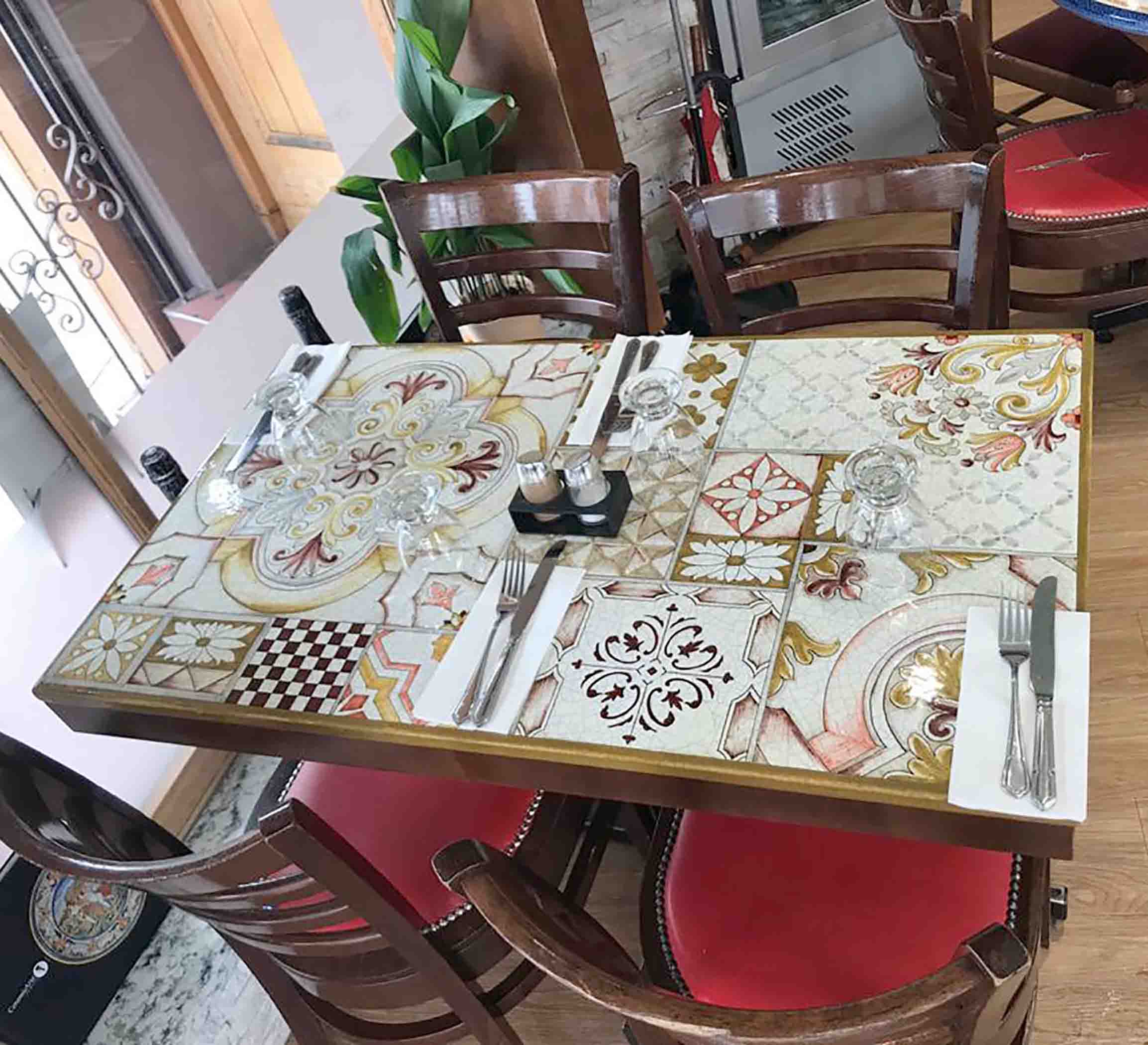 Rectangular Lava Stone Tabletop - Custom