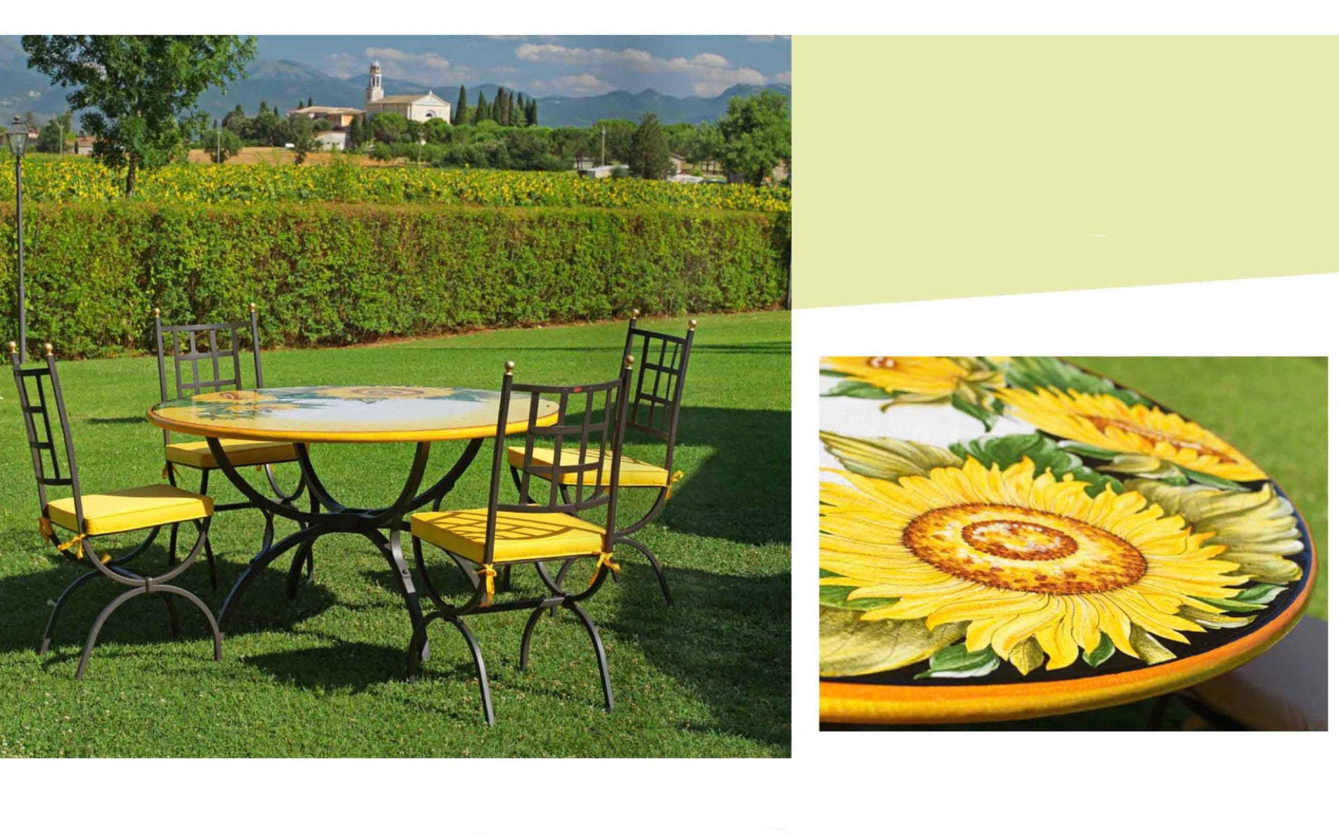 Volcanic Lava Stone Round Ceramic Table 3