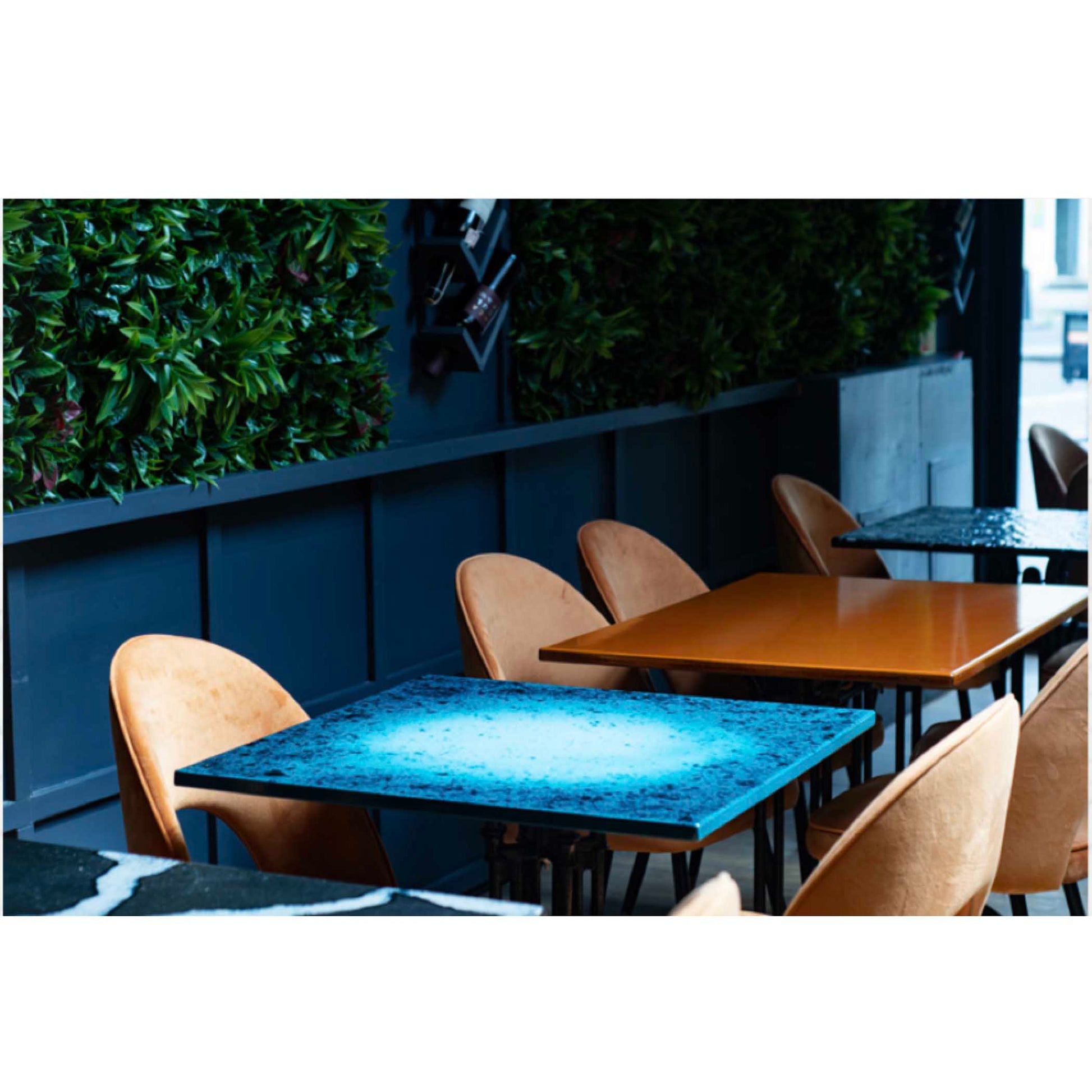 Hand Glazed Lava Stone Tabletop - London